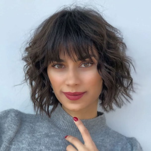 getting a bob with bangs